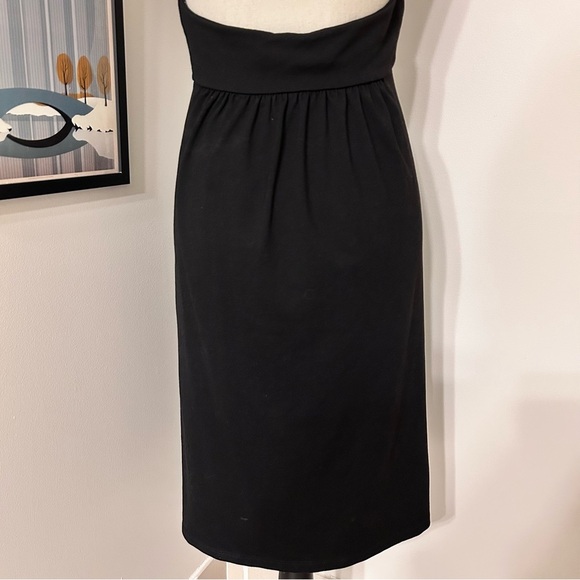 Susana Monaco Black and Halter Midi Sundress SZ L - Picture 4 of 6